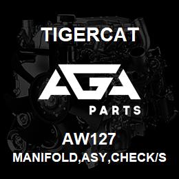 AW127 Tigercat MANIFOLD,ASY,CHECK/SOLENOID DUMP | AGA Parts