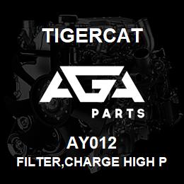 AY012 Tigercat FILTER,CHARGE HIGH PRESSURE SPIN-ON 6'' | AGA Parts