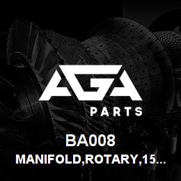 BA008 Tigercat MANIFOLD,ROTARY,15 PASS | AGA Parts