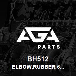 BH512 Tigercat ELBOW,RUBBER 6''-6'' 45 DEG | AGA Parts