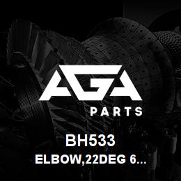 BH533 Tigercat ELBOW,22DEG 6''ID RUBBER AIR INTAKE | AGA Parts