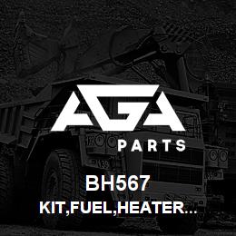 BH567 Tigercat KIT,FUEL,HEATER CUMMINS QSB TIER 3 | AGA Parts