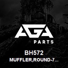 BH572 Tigercat MUFFLER,ROUND-7''DIA 718E | AGA Parts