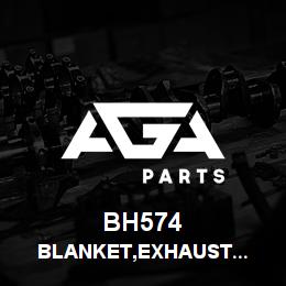 BH574 Tigercat BLANKET,EXHAUST PIPE 4-7/8'' ID | AGA Parts