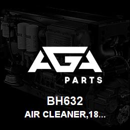 BH632 Tigercat AIR CLEANER,18''FRG STYLE B 480 | AGA Parts