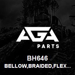 BH646 Tigercat BELLOW,BRAIDED,FLEX,3.5'' FLARE - 4'' BE | AGA Parts