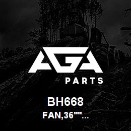 BH668 Tigercat FAN,36''SUCTION,AIRFOIL,200 | AGA Parts