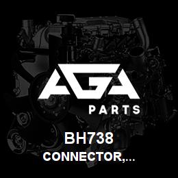 BH738 Tigercat CONNECTOR,ENVIRONMENTAL DRAIN,45 DEGREE | AGA Parts