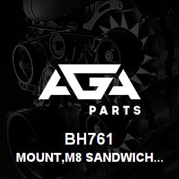 BH761 Tigercat MOUNT,M8 SANDWICH NEOPRENE | AGA Parts