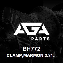 BH772 Tigercat CLAMP,MARMON,3.21''X.262''WIDE,SS | AGA Parts