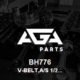 BH776 Tigercat V-BELT,A/S 1/2'' X 53''LG | AGA Parts