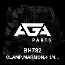 BH782 Tigercat CLAMP,MARMON,4 3/4''X5/16'' WIDE,SS | AGA Parts