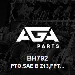 BH792 Tigercat PTO,SAE B Z13,FPT NEF6.7 | AGA Parts