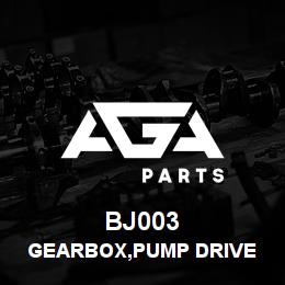 BJ003 Tigercat GEARBOX,PUMP DRIVE | AGA Parts