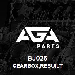 BJ026 Tigercat GEARBOX,REBUILT | AGA Parts
