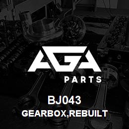 BJ043 Tigercat GEARBOX,REBUILT | AGA Parts