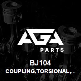 BJ104 Tigercat COUPLING,TORSIONAL,SPRING SAE,1 M726E | AGA Parts