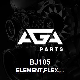 BJ105 Tigercat ELEMENT,FLEX,COUPLING,SAE,11.5IN | AGA Parts