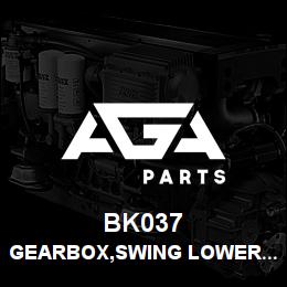 BK037 Tigercat GEARBOX,SWING LOWER-REBUILT | AGA Parts