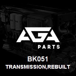 BK051 Tigercat TRANSMISSION,REBUILT | AGA Parts