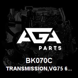 BK070C Tigercat TRANSMISSION,VG75 6.38/2.046 SAE-E 8.5C | AGA Parts