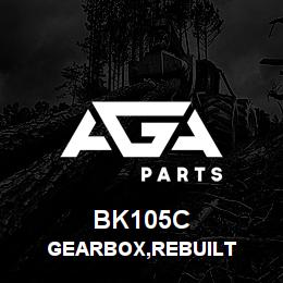 BK105C Tigercat GEARBOX,REBUILT | AGA Parts