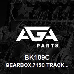 BK109C Tigercat GEARBOX,715C TRACK DRIVE W/BRAKE 62.4:1 | AGA Parts