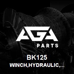 BK125 Tigercat WINCH,HYDRAULIC,HIGH SPEED 620D REBUILT | AGA Parts