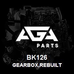 BK126 Tigercat GEARBOX,REBUILT | AGA Parts