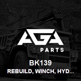BK139 Tigercat REBUILD, WINCH, HYD GEAR MOTOR | AGA Parts