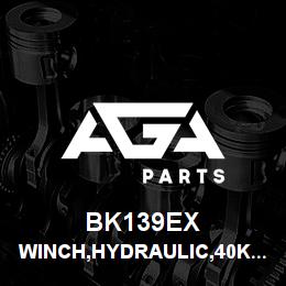 BK139EX Tigercat WINCH,HYDRAULIC,40K,PISTON MOTOR | AGA Parts