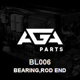 BL006 Tigercat BEARING,ROD END | AGA Parts