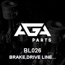 BL026 Tigercat BRAKE,DRIVE LINE 18000, REBUILT | AGA Parts