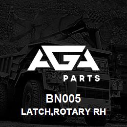 BN005 Tigercat LATCH,ROTARY RH | AGA Parts