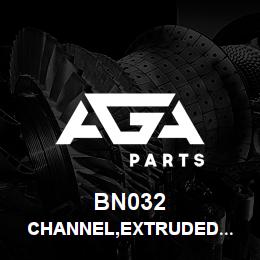 BN032 Tigercat CHANNEL,EXTRUDED RUBBER DURO-70 BLACK | AGA Parts