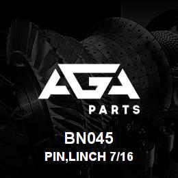 BN045 Tigercat PIN,LINCH 7/16 | AGA Parts