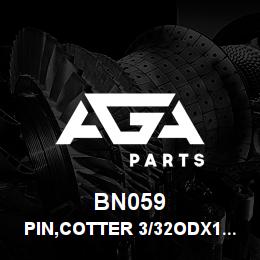 BN059 Tigercat PIN,COTTER 3/32ODX1 1/4LG | AGA Parts