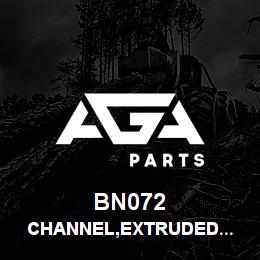 BN072 Tigercat CHANNEL,EXTRUDED RUBBER BLACK | AGA Parts