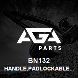 BN132 Tigercat HANDLE,PADLOCKABLE PADDLE SLAM LATCH | AGA Parts