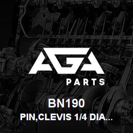 BN190 Tigercat PIN,CLEVIS 1/4 DIA X 1 3/4 | AGA Parts