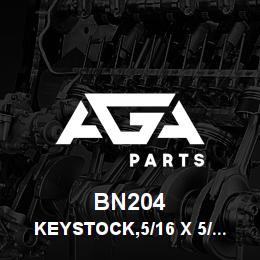 BN204 Tigercat KEYSTOCK,5/16 x 5/16 x 1 1/2 LG | AGA Parts