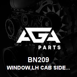 BN209 Tigercat WINDOW,LH CAB SIDE VERTICAL SLIDE | AGA Parts