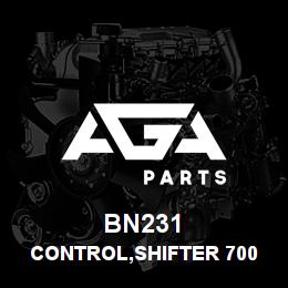 BN231 Tigercat CONTROL,SHIFTER 700 | AGA Parts