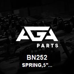 BN252 Tigercat SPRING,5'' STROKE GAS COMPRESSION | AGA Parts