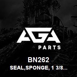 BN262 Tigercat SEAL,SPONGE, 1 3/8 X 1 | AGA Parts