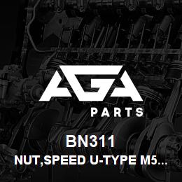 BN311 Tigercat NUT,SPEED U-TYPE M5-0.8 | AGA Parts