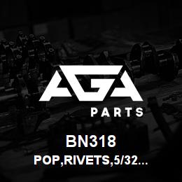 BN318 Tigercat POP,RIVETS,5/32'' DIA. STAINLESS STEEL | AGA Parts