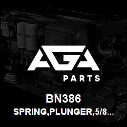 BN386 Tigercat SPRING,PLUNGER,5/8'' STEEL | AGA Parts