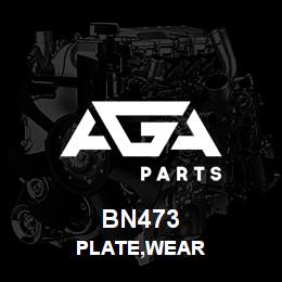 BN473 Tigercat PLATE,WEAR | AGA Parts