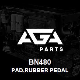 BN480 Tigercat PAD,RUBBER PEDAL | AGA Parts